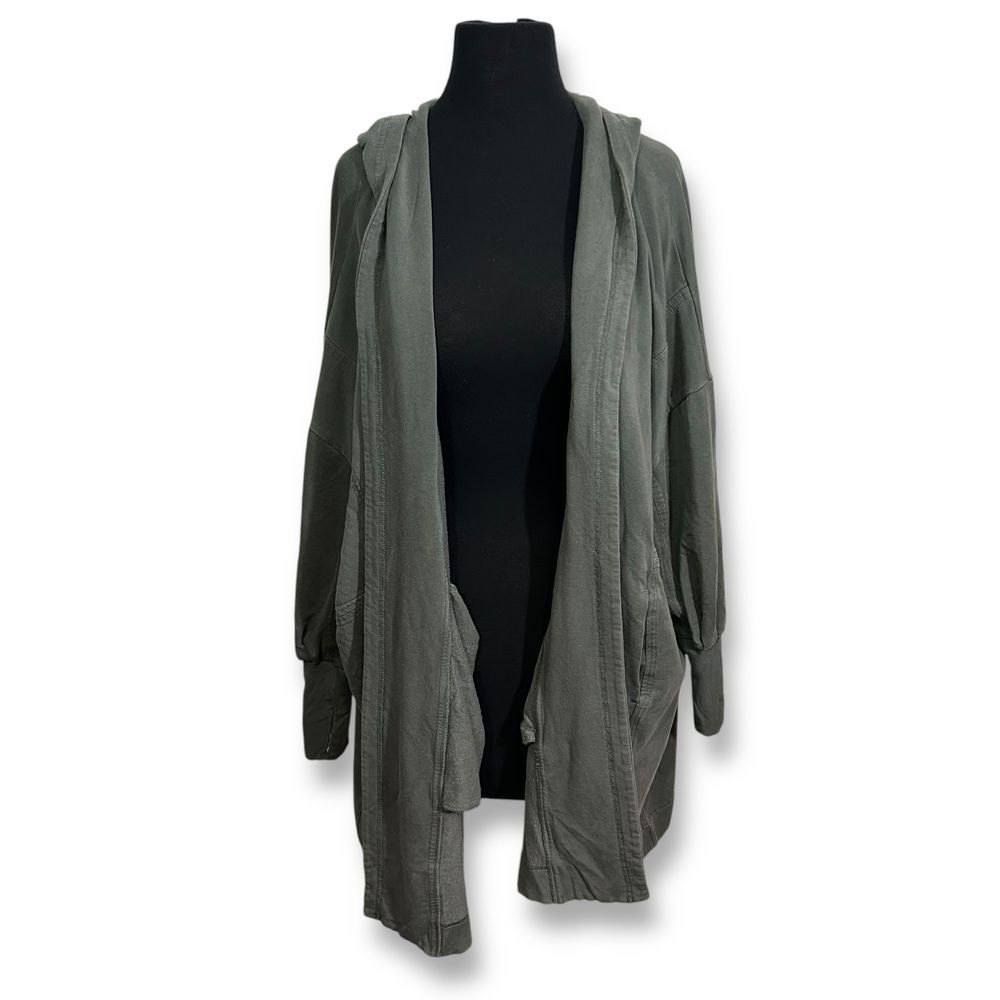 Athleta Oversized Hooded Long Cardigan with Pockets Womens small